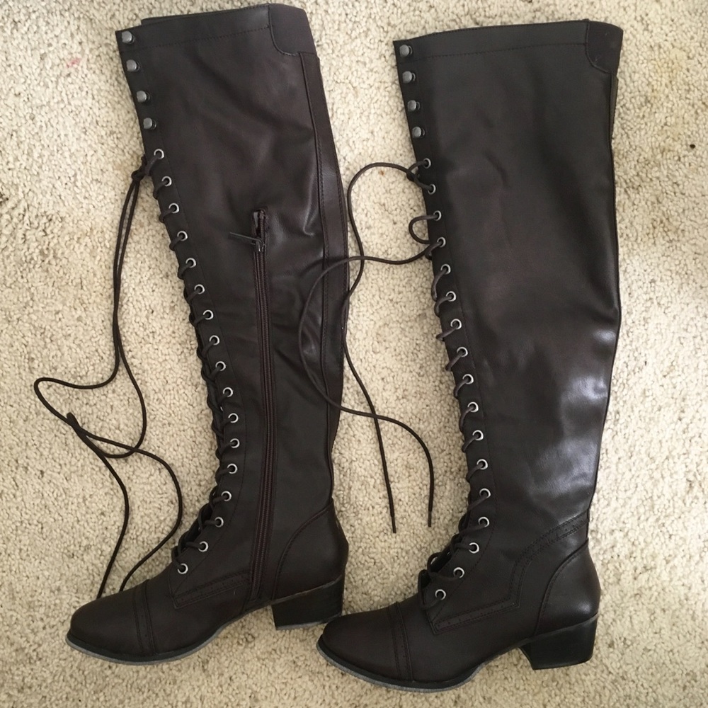 Lace Up Boots